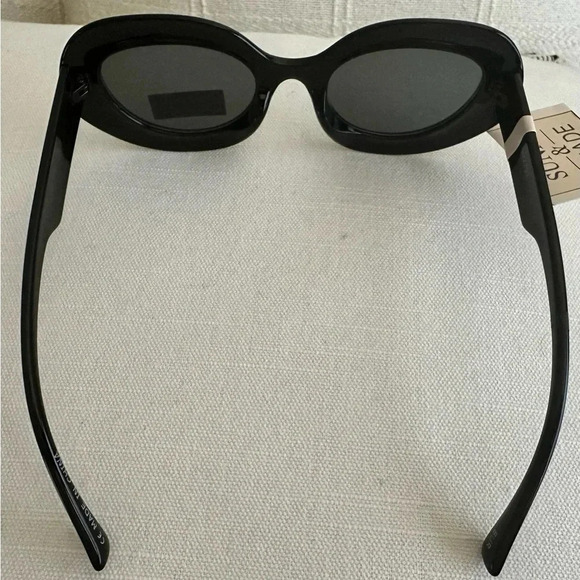 Sunny & Shade Sunglasses Retro Black Frame - NWT - Picture 3 of 4